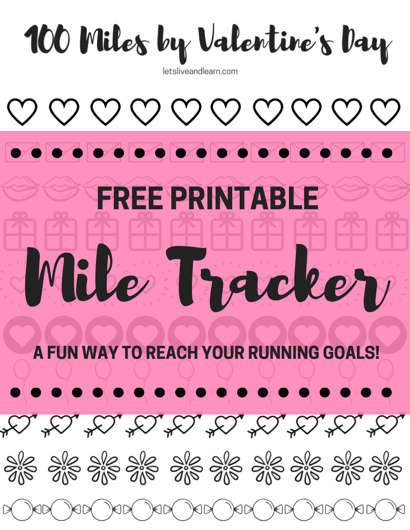 free mile tracker printable – let's live and learn